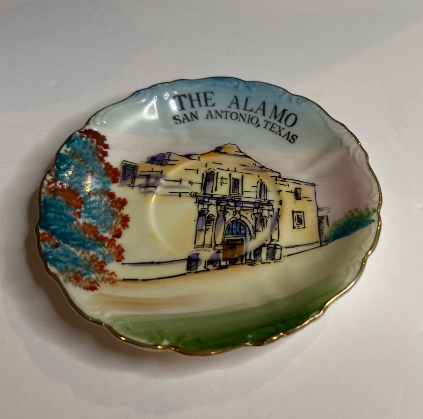 The Alamo San Antonio, Texas Teacup & Saucer Set