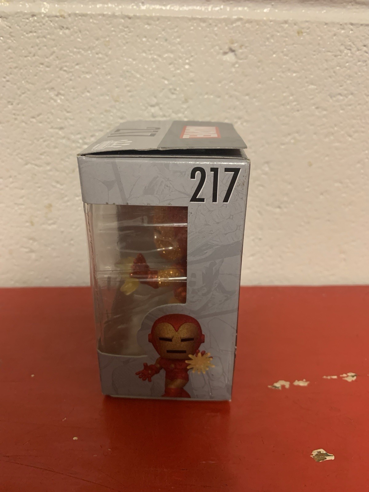 Funko Minis Marvel – Iron Man #217 Diamond Collection | Glitter Bobble Head