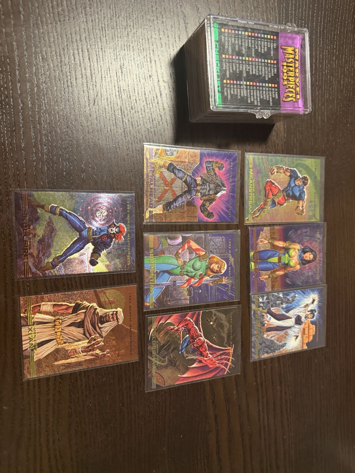 Marvel X-Men 2099 1993 Masterpieces Trading Card Full Set, 1-90, S1-S8