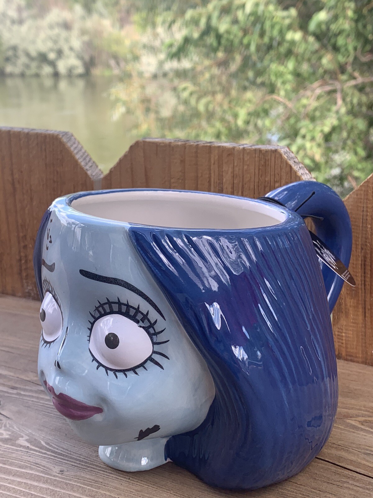 Corpse Bride EMILY 3-D Head Mug NWT *Please Note That Paint Will Vary On Mugs!*