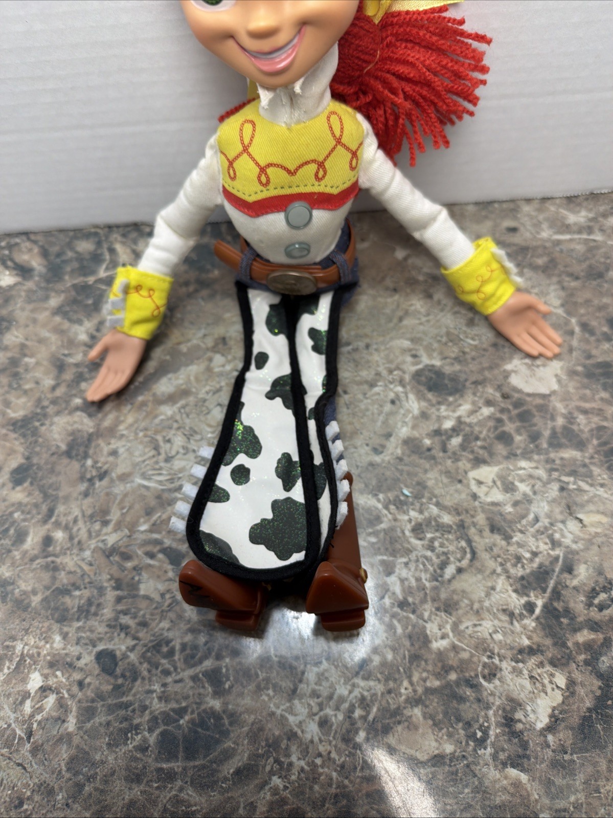 Disney Store Toy Story 14″ Pull String Talking Jessie (Tested) No Hat See Descri