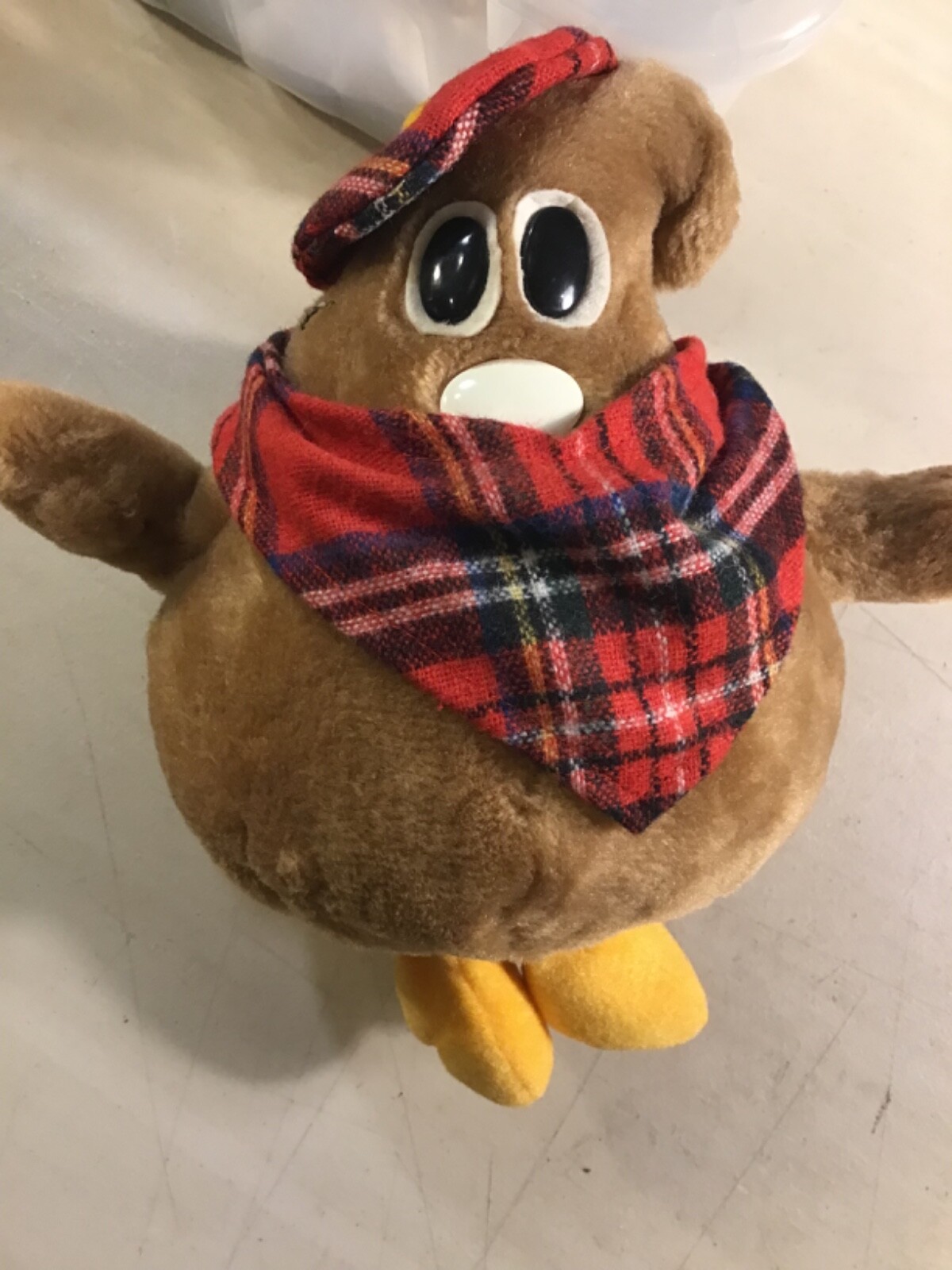 Nestle 1984 Trudy Scotchy Advertising Mascot Butterscotch Morsel Stuffed Plush