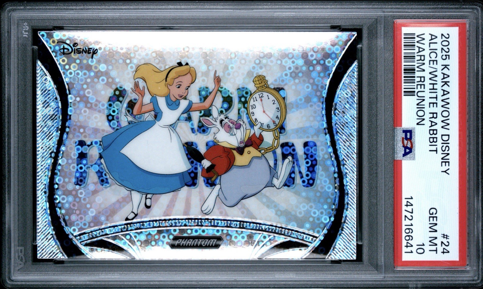 Pop 1 2025 Kakawow Disney ALICE/WHITE RABBIT Warm Reunion Psa 10
