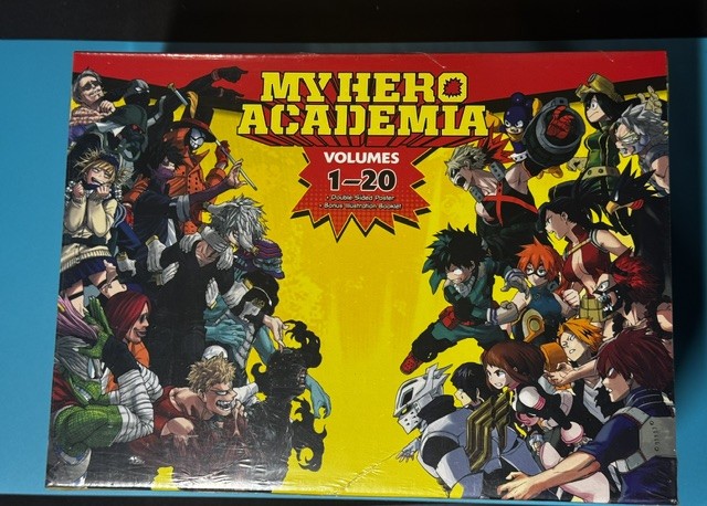 My Hero Academia Box Set 1: Includes Volumes 1-20 with Poster New Sealed