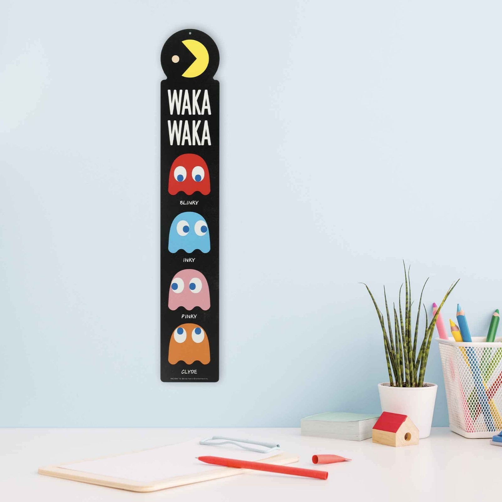 Pac-Man Metal Sign | Fun Wall Decor for Game Room, Man Cave, Arcade Art