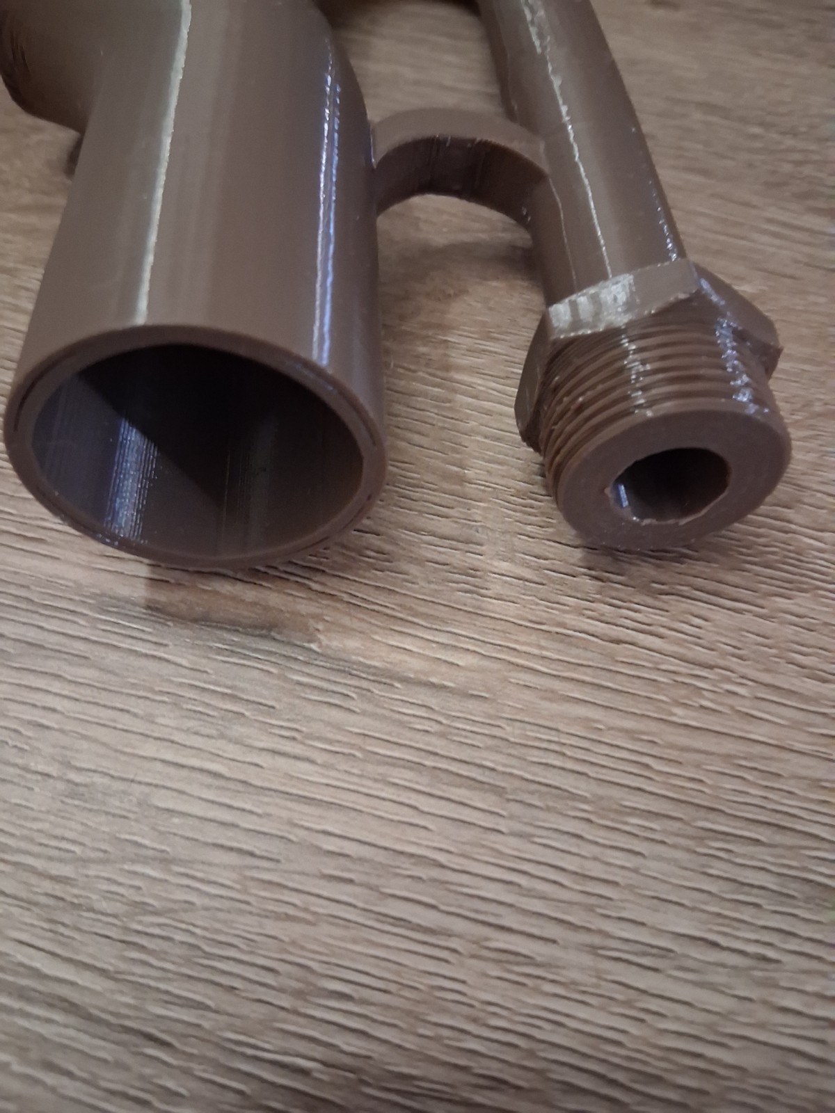 1 1/2 dredging head with jet nozzle brown