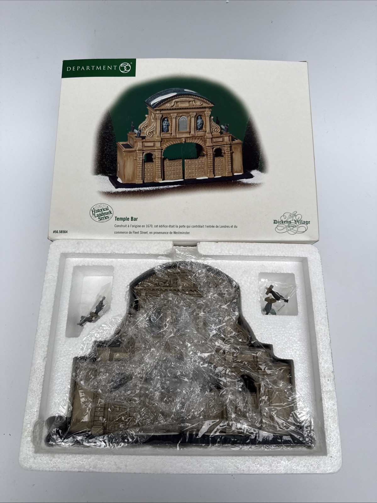 Department 56 Dickens Village 58564 Historical Landmark Temple Bar Display Town
