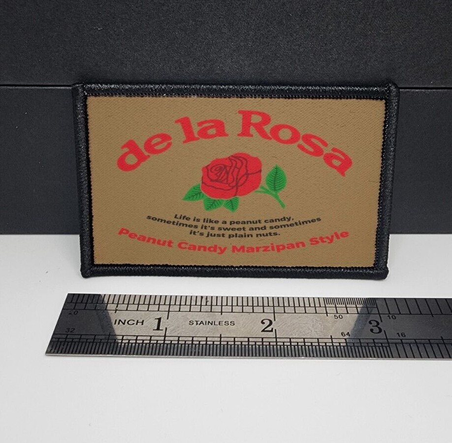 Meme Mexican Candy Marzipan Inspired Morale Patch de la Rosa Tactical funny 2×3