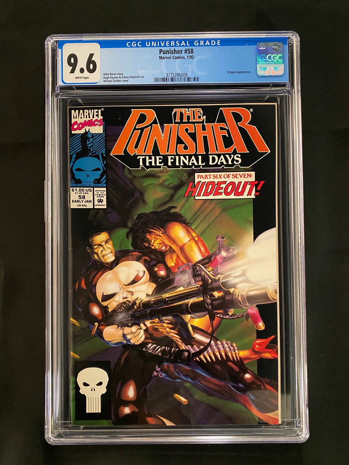 Punisher #58 CGC 9.6 (1992) – Kingpin app