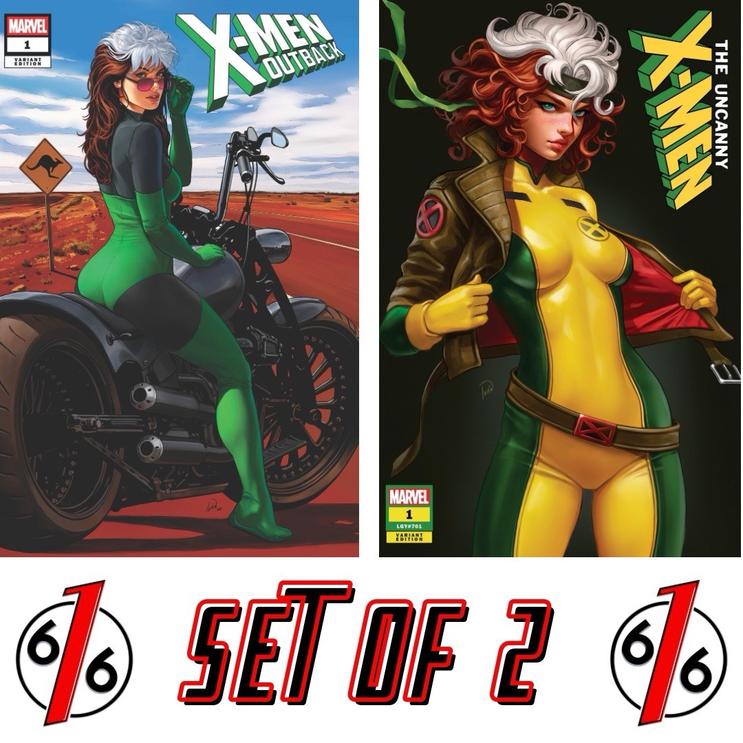 🔥❌ X-MEN ROGUE IVAN TALAVERA 616 COMICS Trade Dress Variant Set LTD 3000