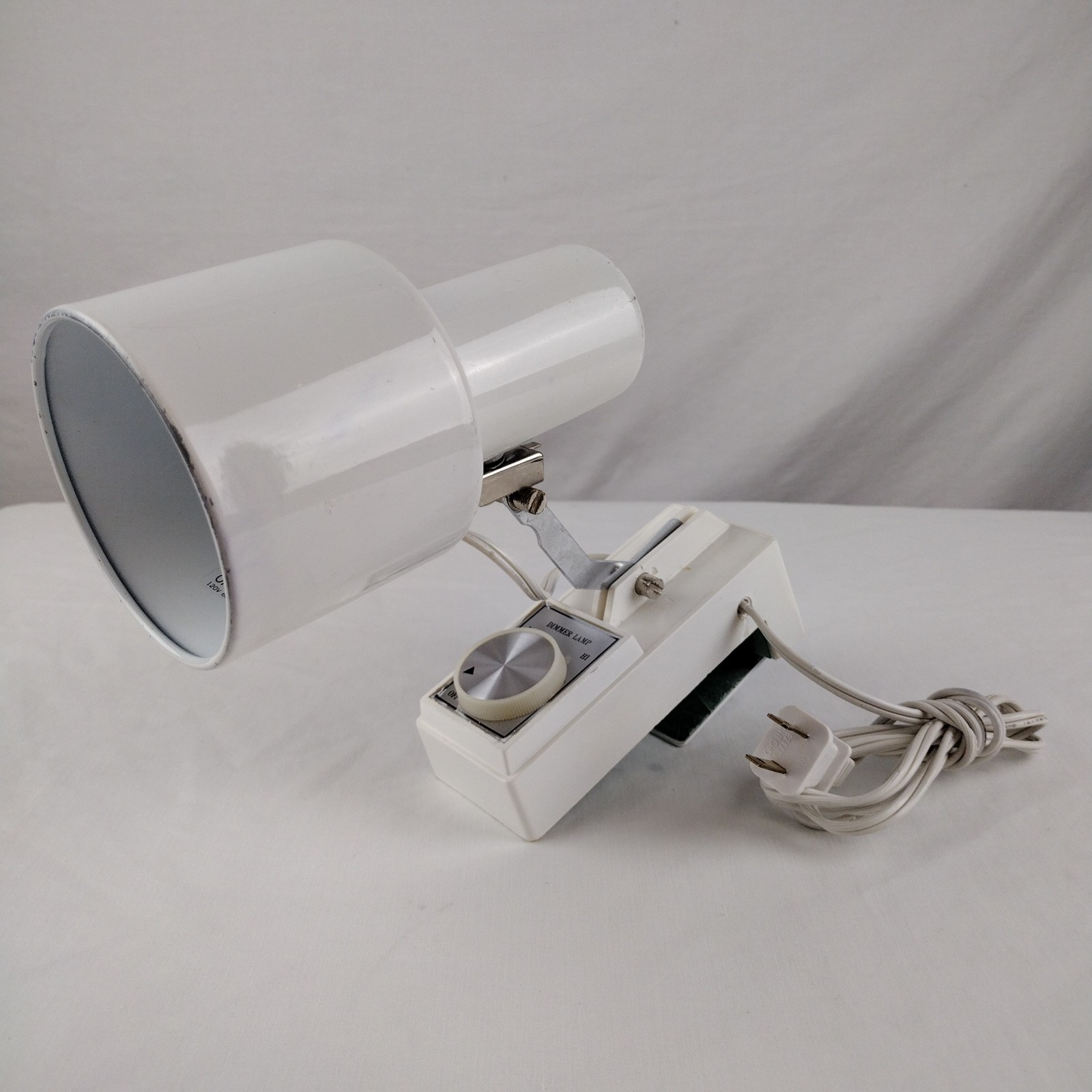 Headboard Clamp Light Adjustable Dimmable Headboard Reading Lamp White