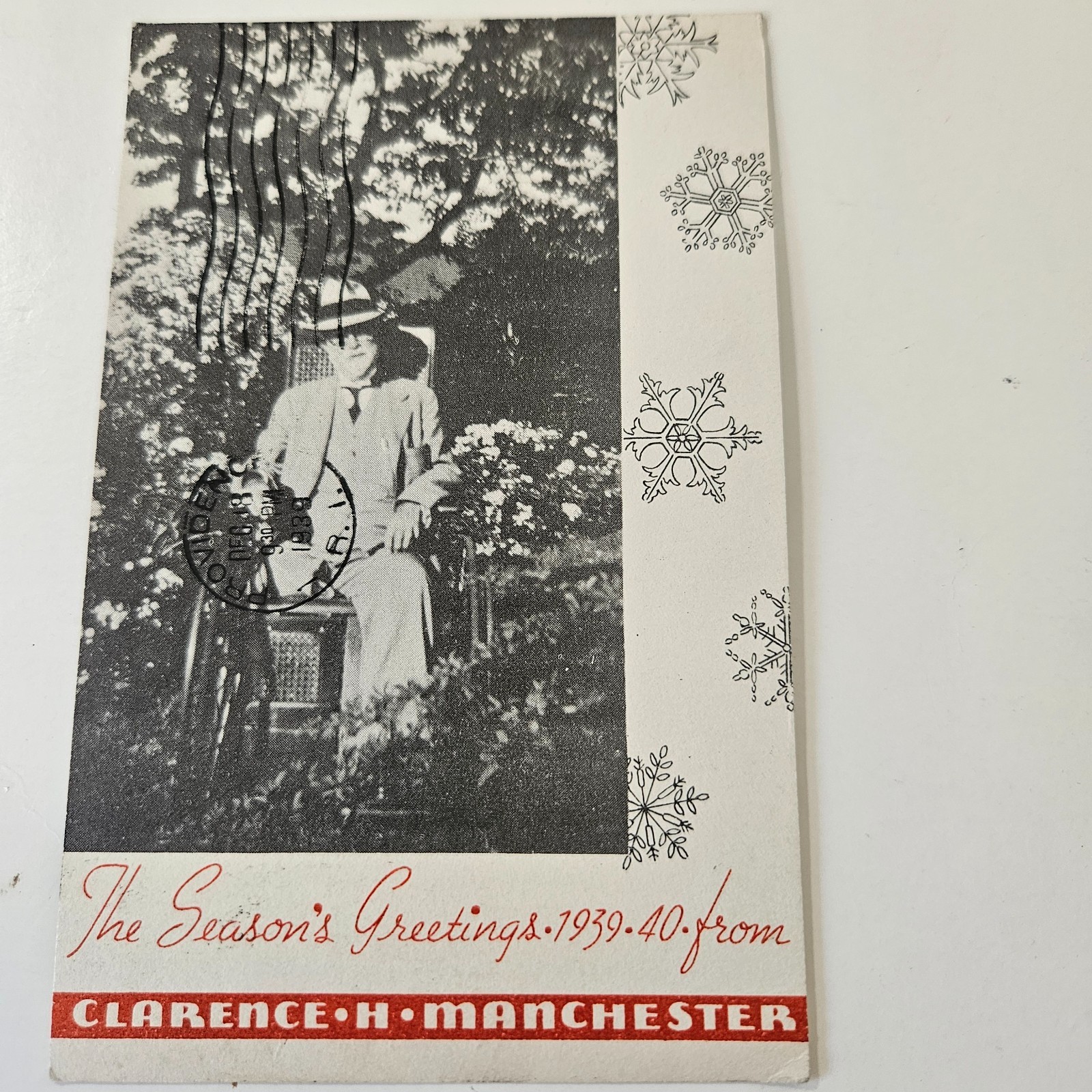 Rare Set 7 Diff Privately Created Seasons Greetings Postcards From 1930 to 1939