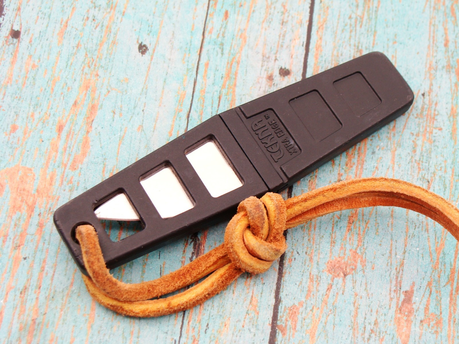TEKNA USA Xtra Edge Fixed Blade Neck Knife Tactical Diving Survival 420HC Sheath