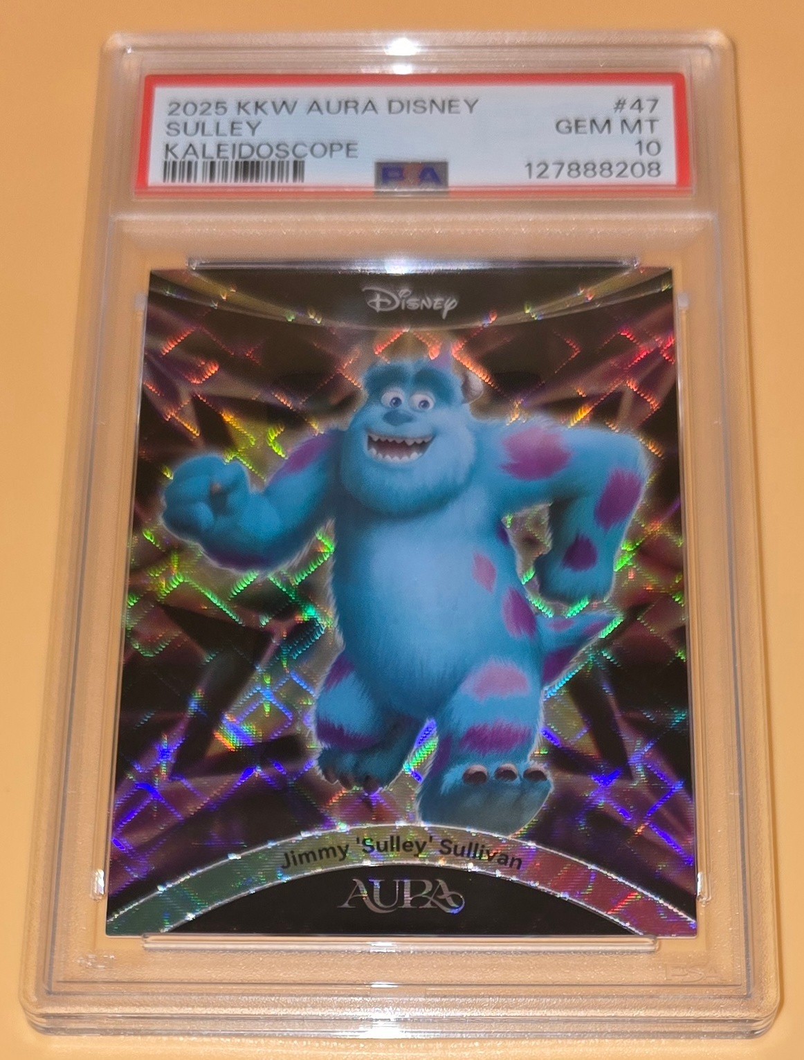 Sulley PSA 10 #d Kaleidoscope Low Pop 2025 Kakawow Disney Aura Suplay Pixar Card