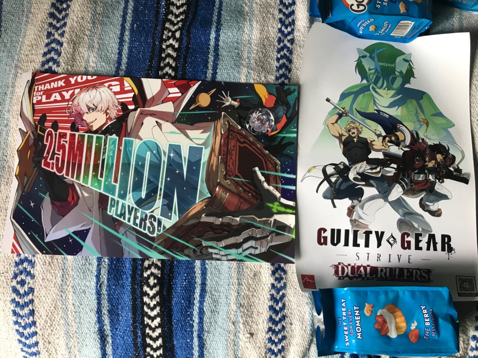 Rare Guilty Gear Strive Print Evo 2023 &AX 2024 Exclusive Guilty Gear Dual Ruler