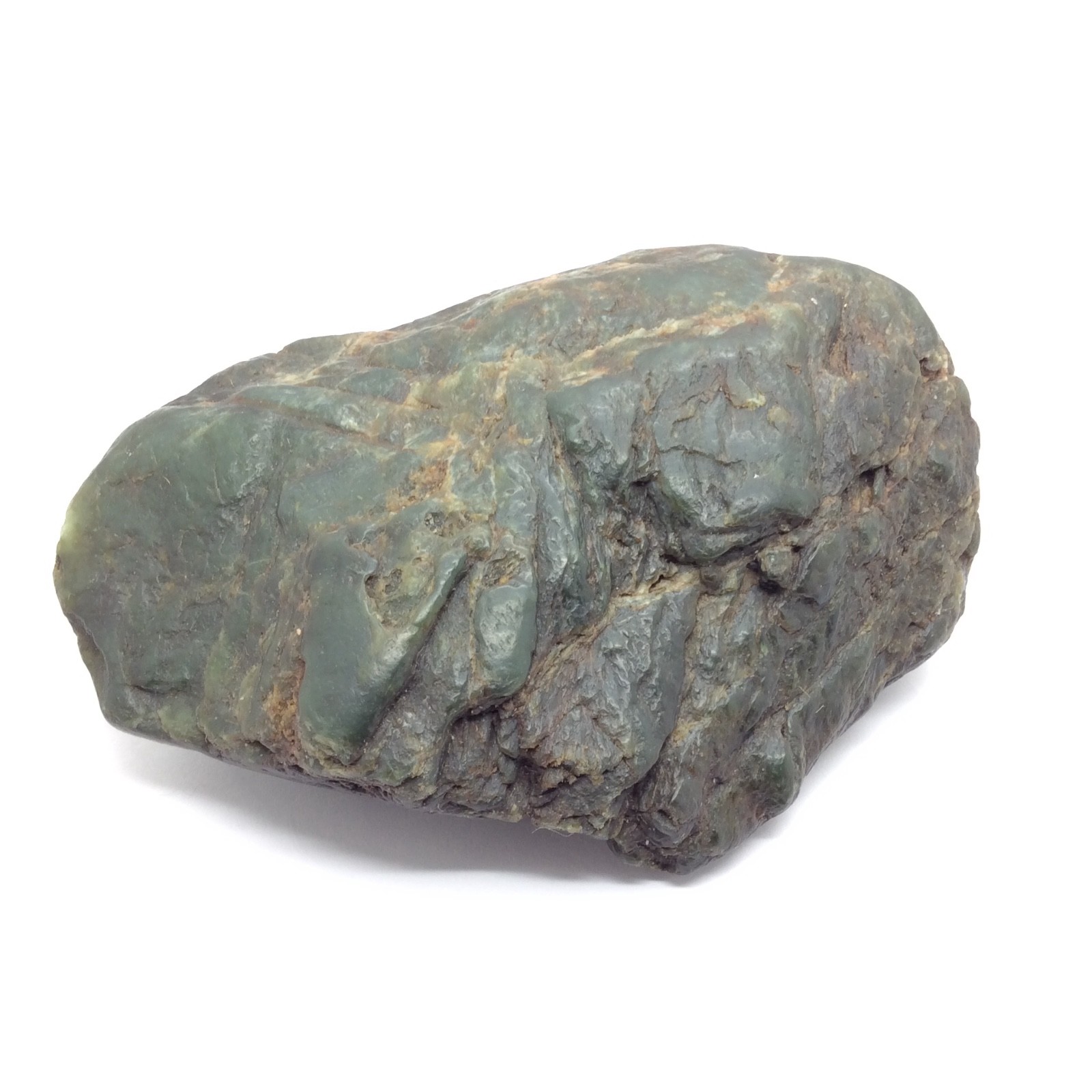 Big Sur Jade Stone Green Ocean Polished Nephrite Jade Cobble Monterey CA #90