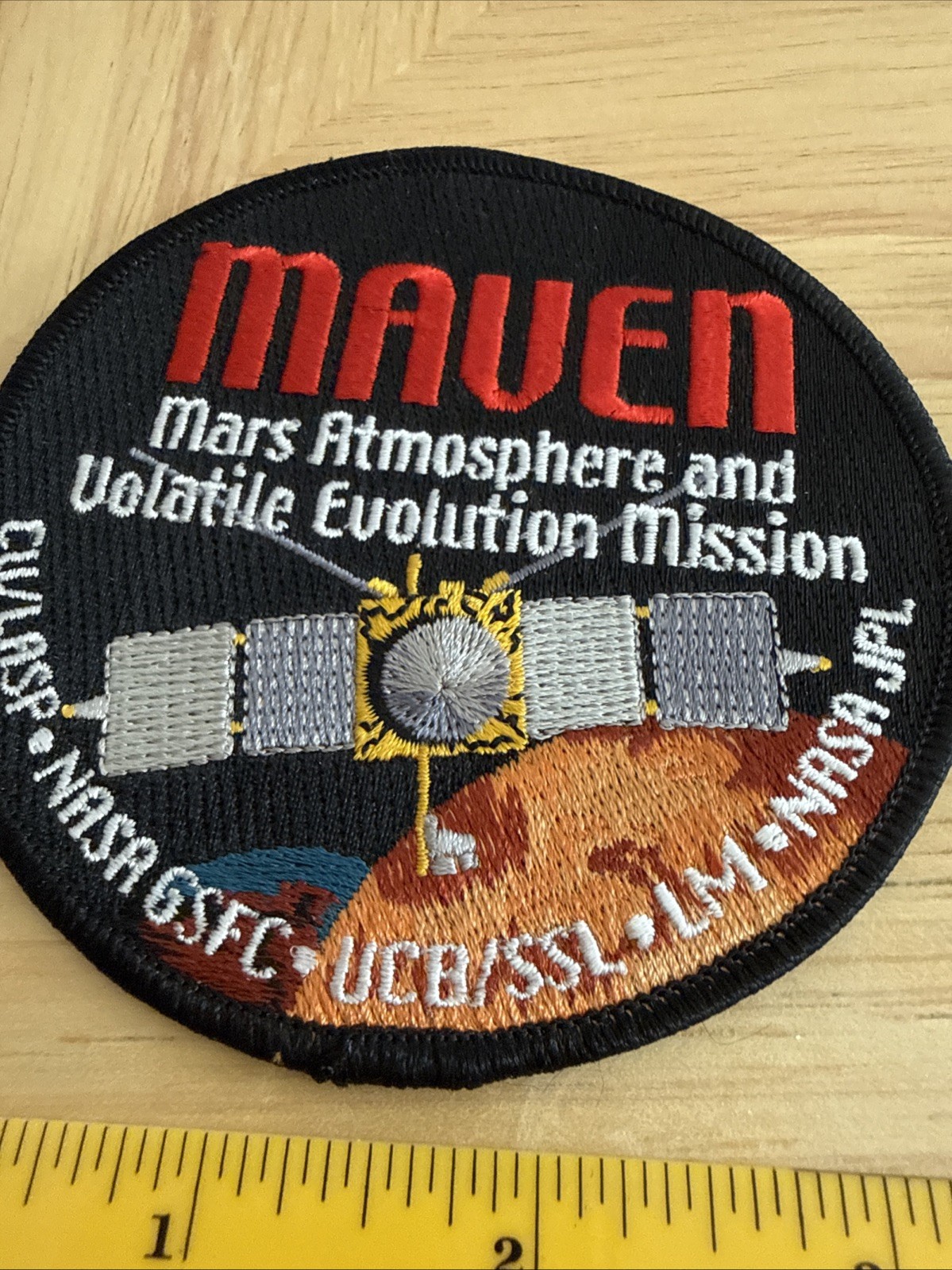 NASA Patch MAVEN Mars Atmosphere and Volatile Evolution Mission Patch