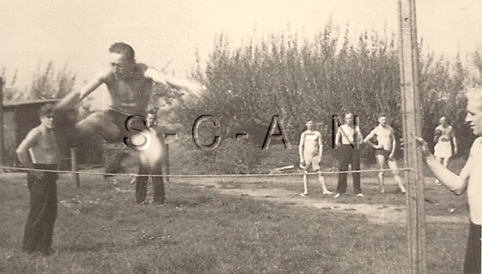 WWII German Large RP- Army Soldier- Semi Nude- Gay Interest- Sports Event- Jump