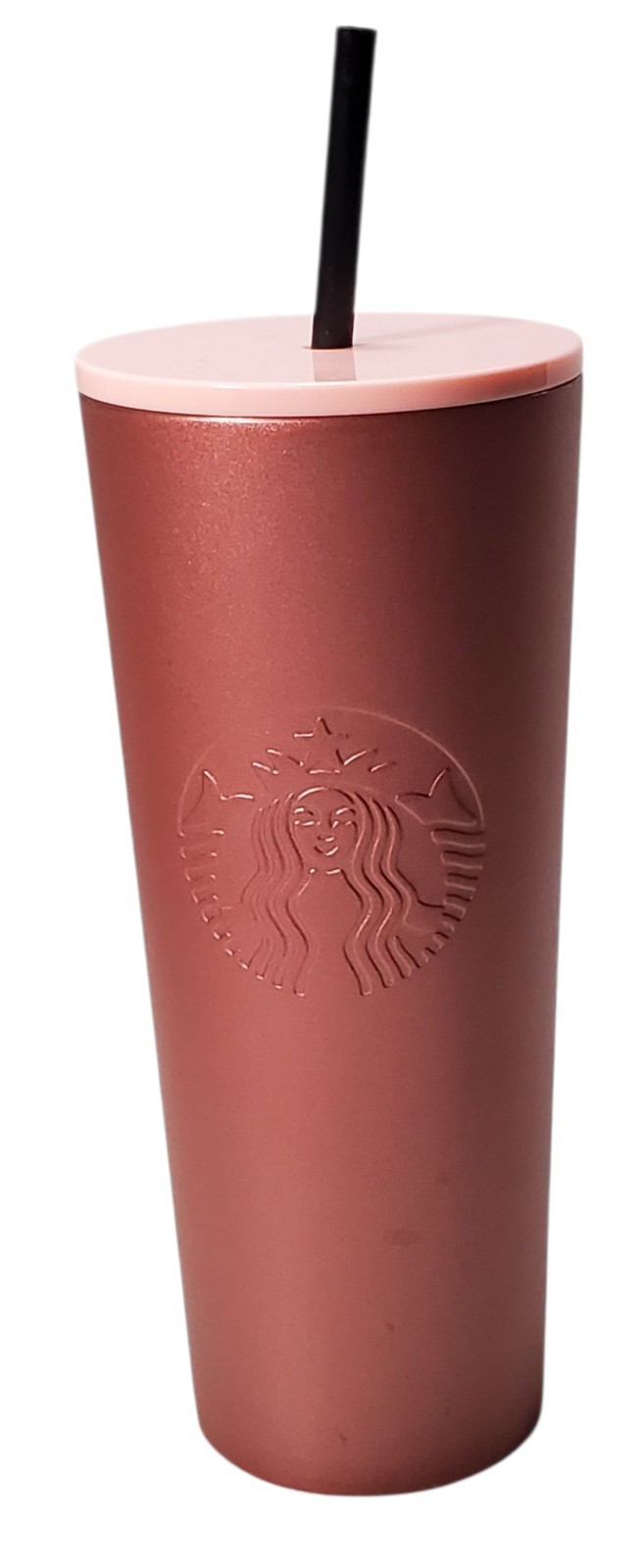 Starbucks 2019 Holiday Season Gradient Pink Tumbler Stainless Steel Cup 24 Oz