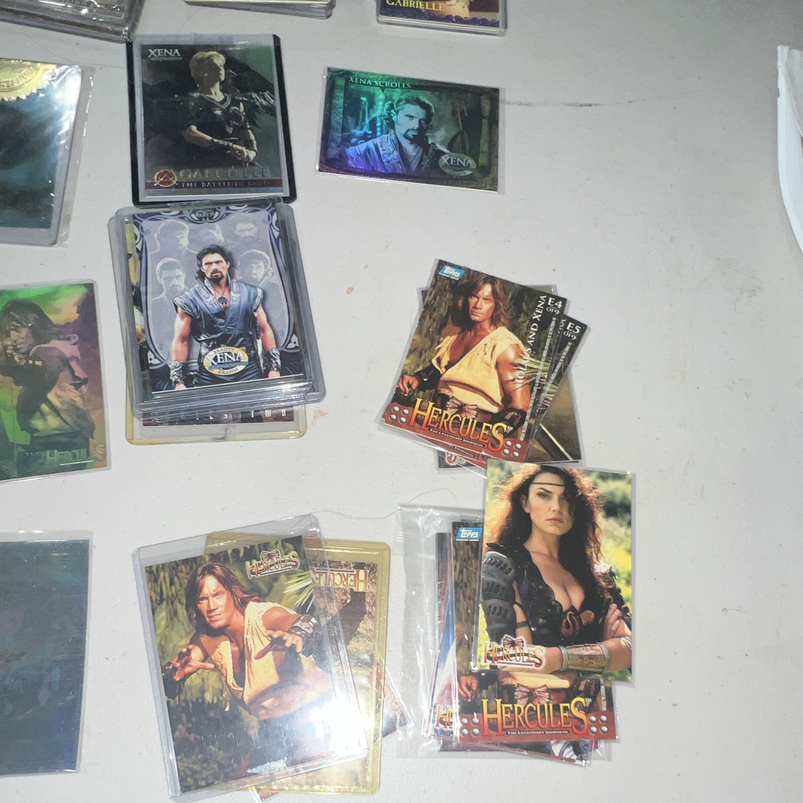 Xena: Warrior Princess & Hercules Lot of over 100 cards &Sets in excellent shape