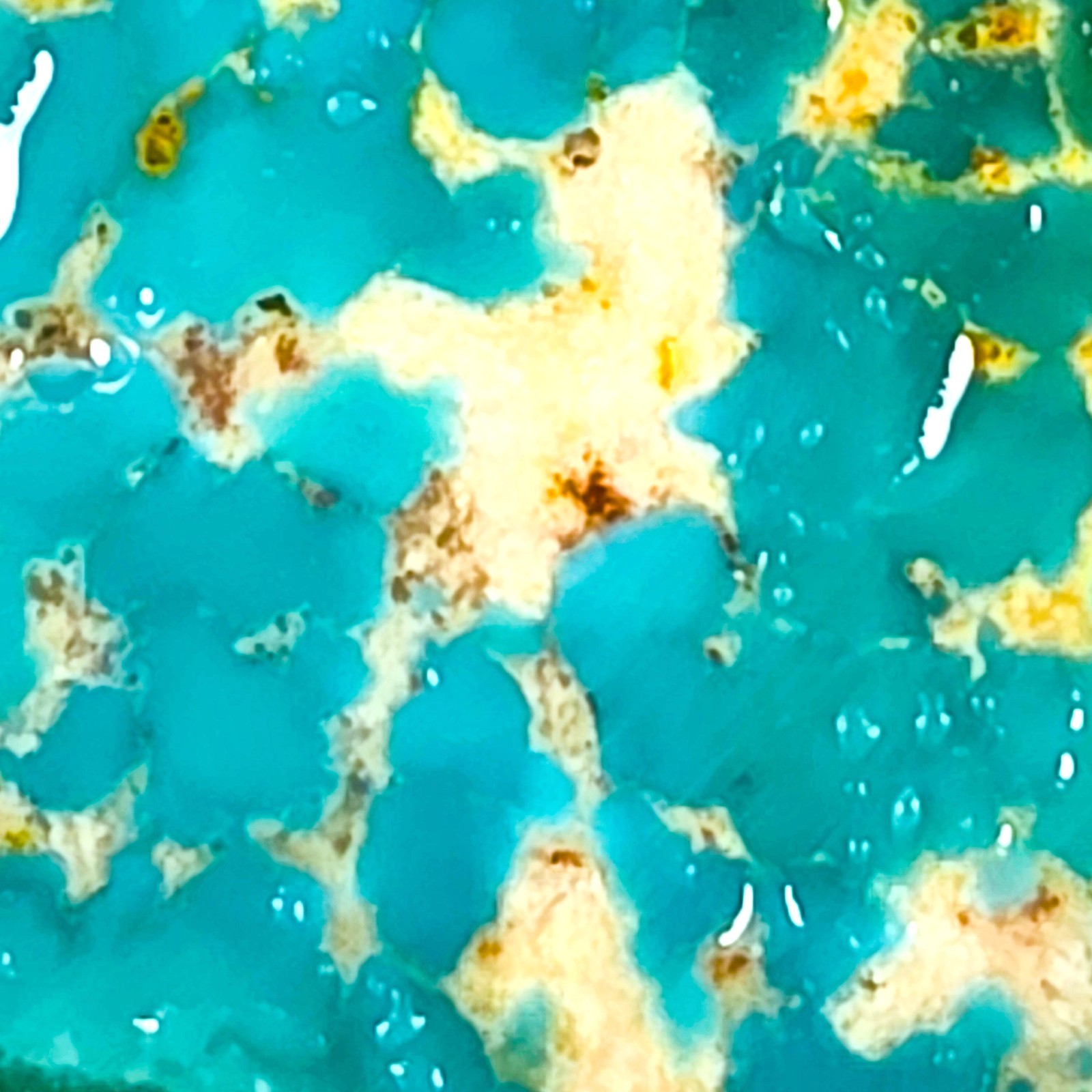 GS1210 AAA-grade Polychrome Turquoise Mtn. rough turquoise 26.1 gr, lapidary