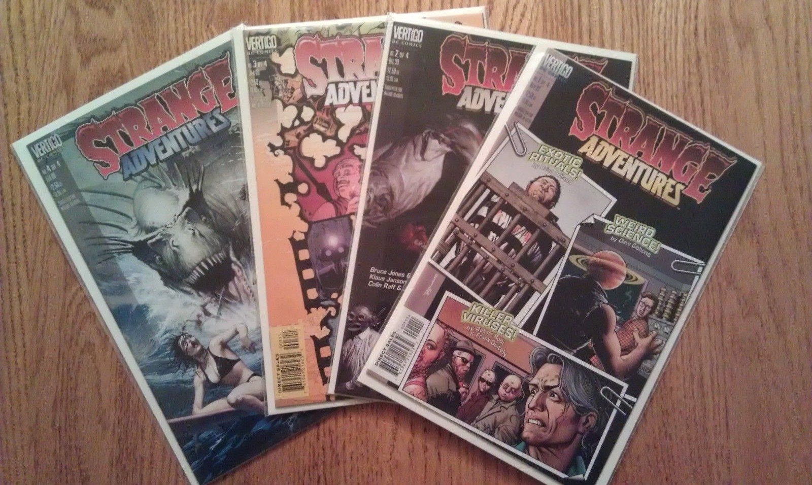 Strange Adventures complete 1st print Vertigo series with Brian Azzarello