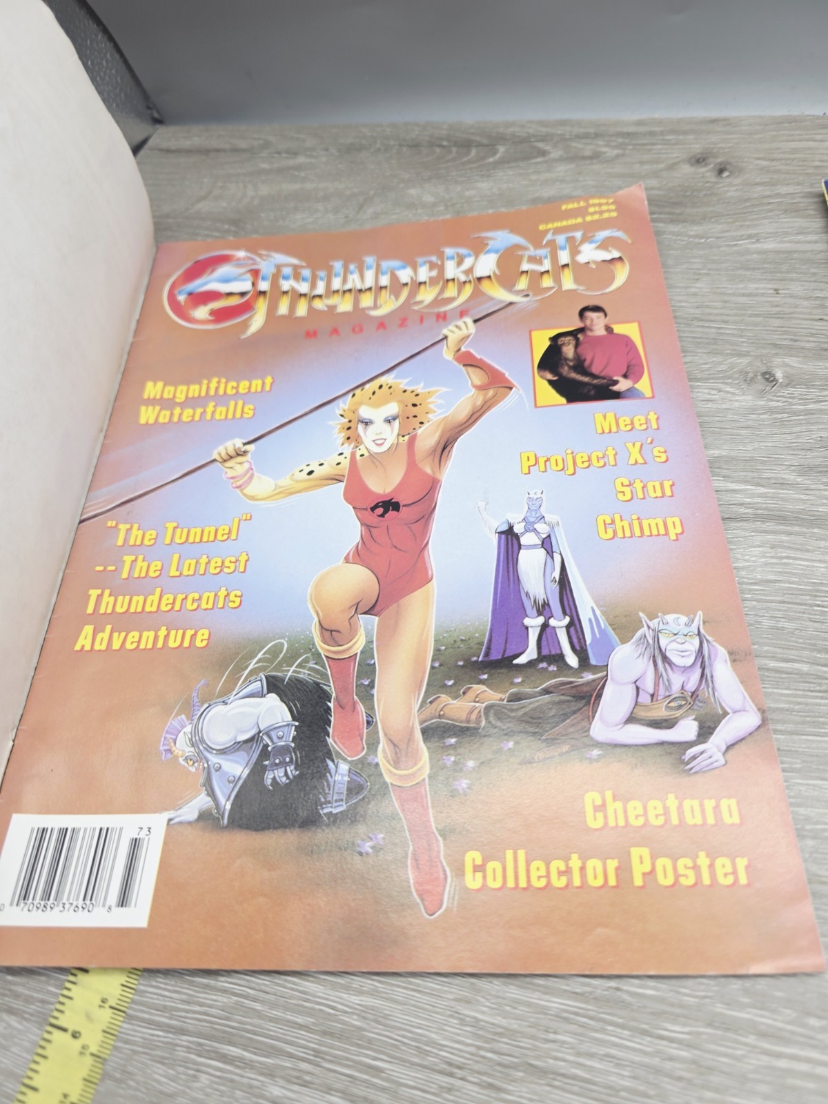 THUNDERCATS Magazine Fall 1987 #4 Cheetara Summer 1997 Panthro No Posters