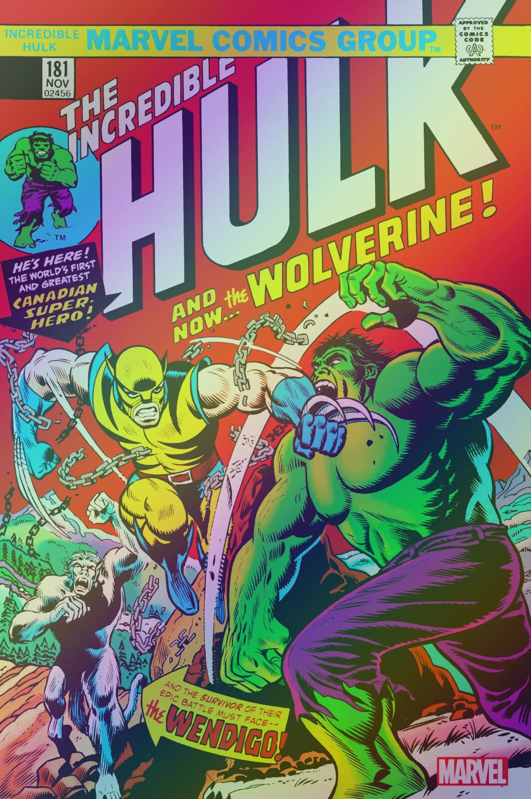 INCREDIBLE HULK #181 (FACSIMILE EDITION FOIL VARIANT)(2023) COMIC ~ Marvel