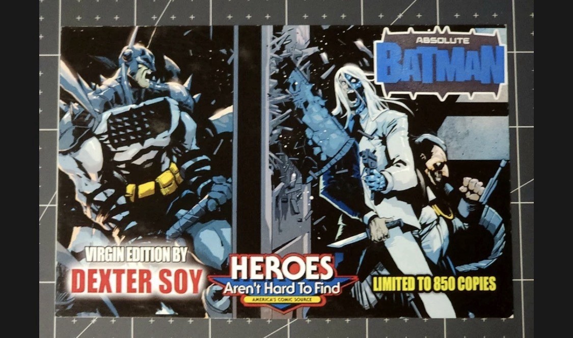 Absolute Batman #21 Dexter Soy Heroes Con Exclusive Virgin Wraparound LTD 850