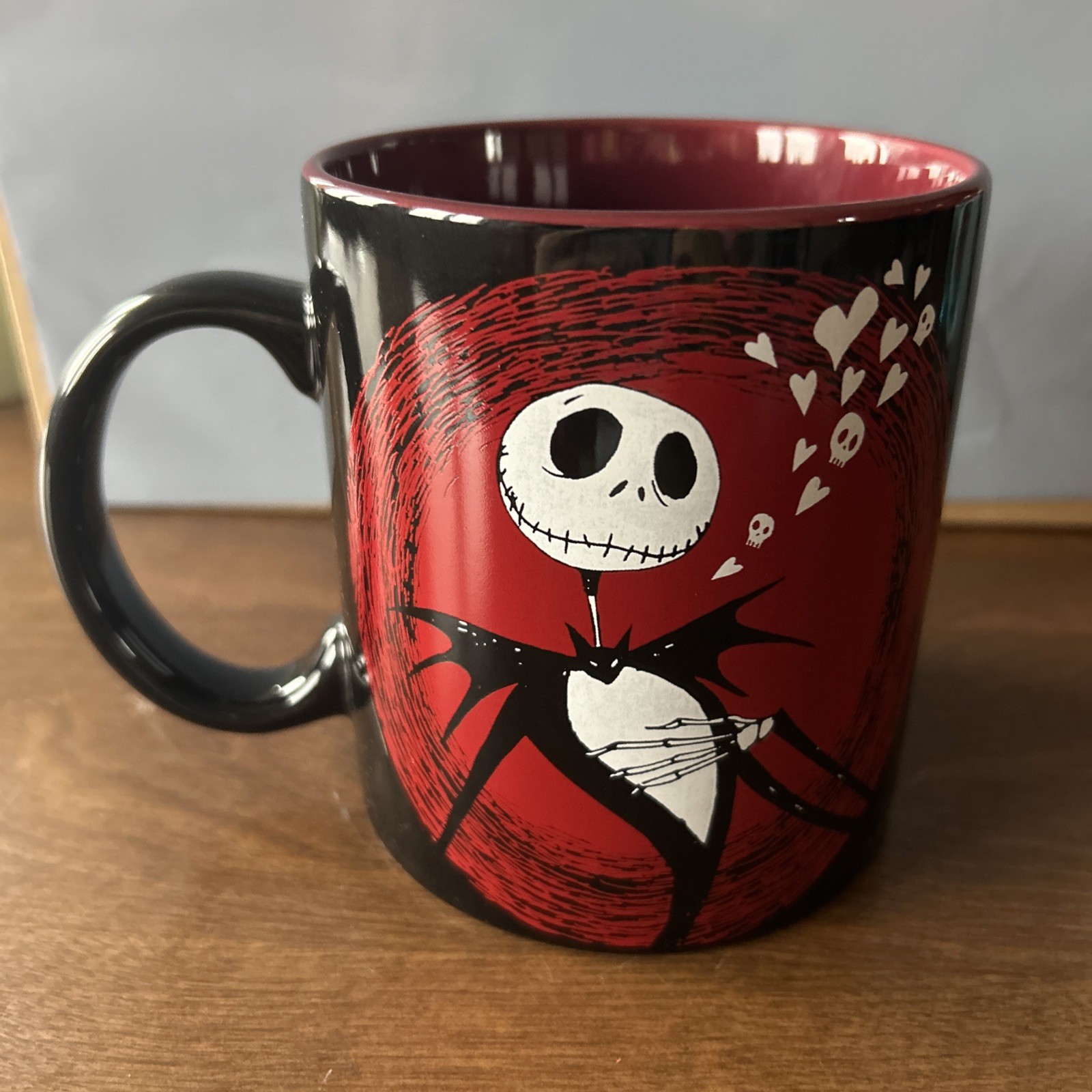 Coffee Mug Disney Nightmare Before Christmas Jack Skellington 20 Oz Mug Hearts