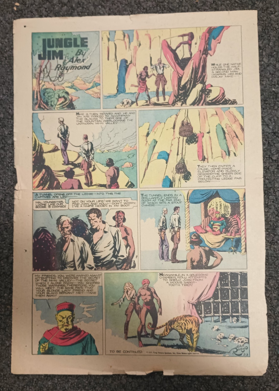 Jungle Jim by Alex Raymond – 13 tabs from 1935