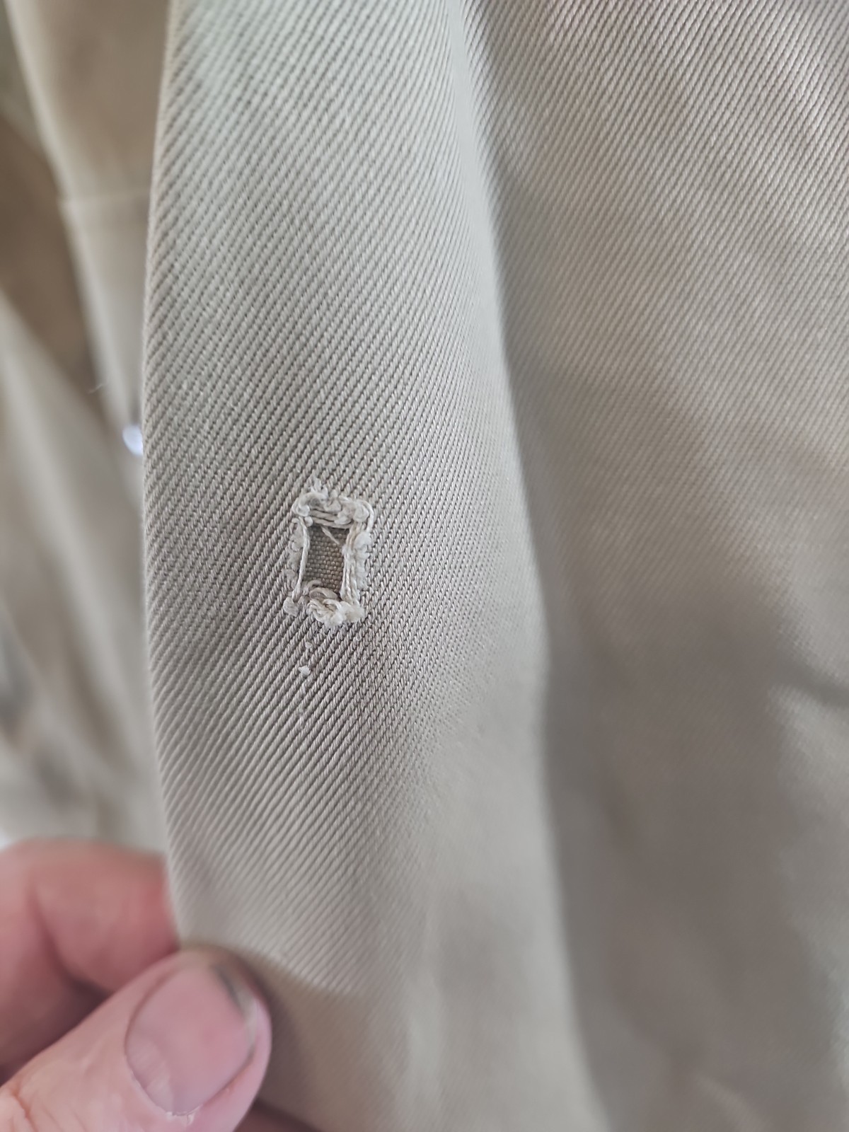 Korean Conflict US Army Khaki Shirt with 80th Infantry Division Insignia Patch