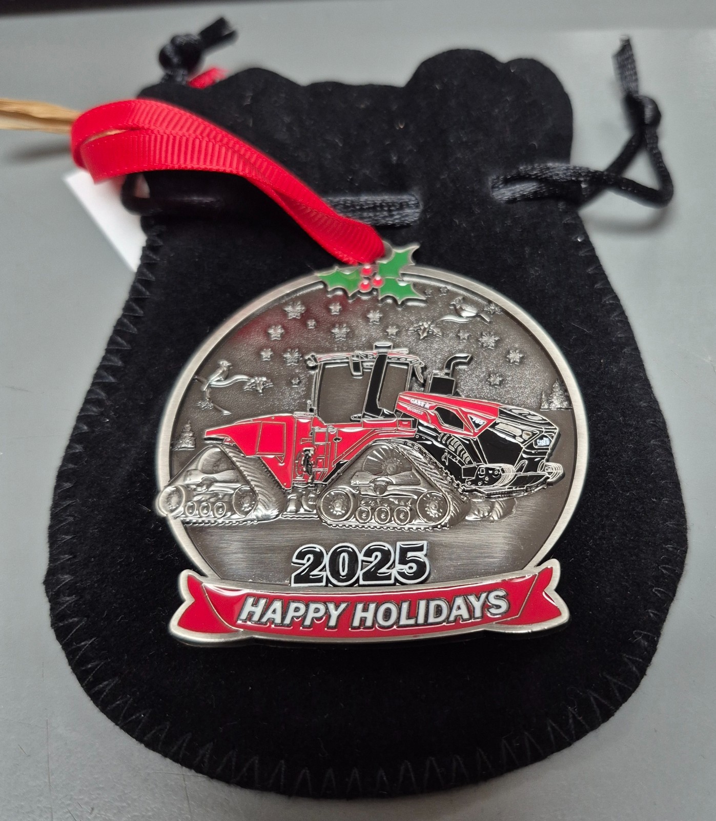 Case IH Steiger 785 Quadtrac 2025 Holiday Ornament, 22nd in Series by SpecCast
