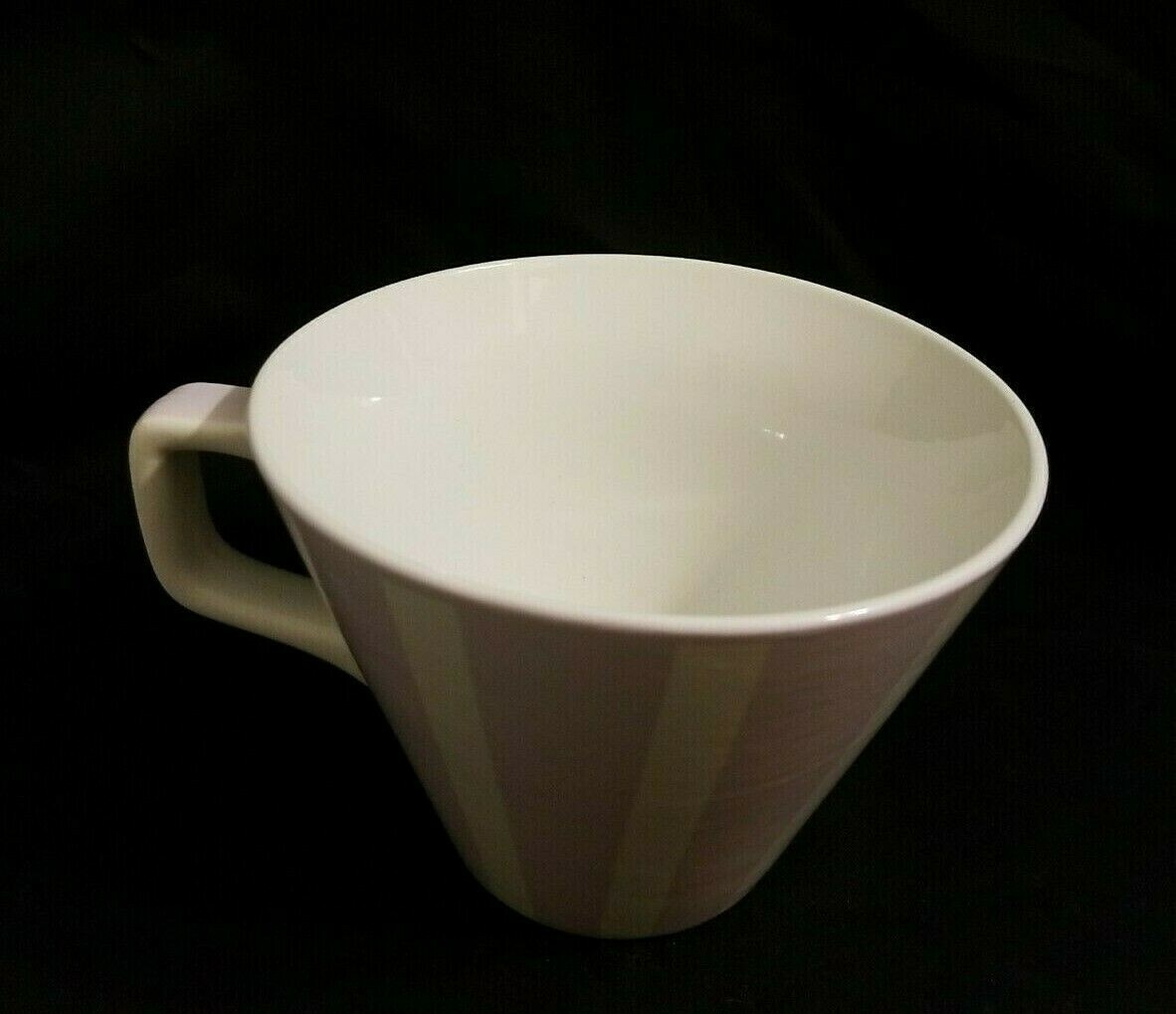 Pier 1 Light Purple White Stripe Cup Mug