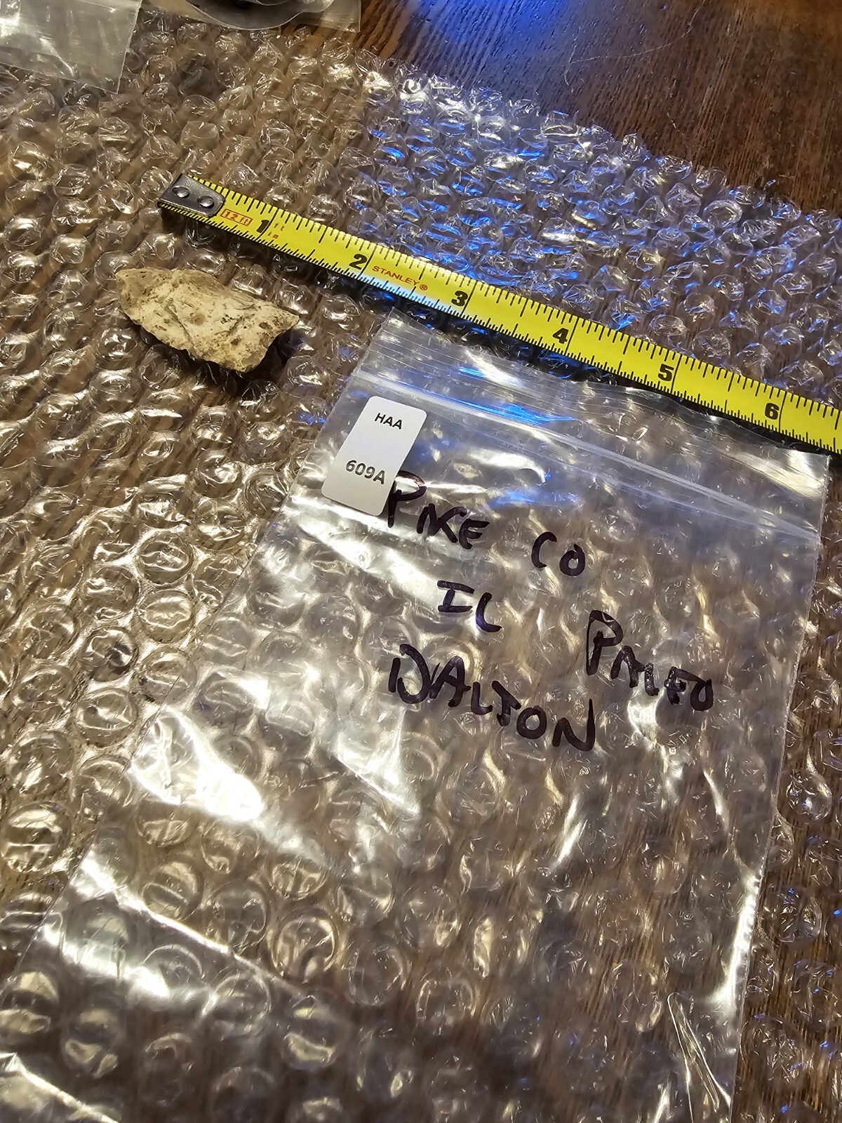 Paleo Dalton, found in Pike Co Illinois