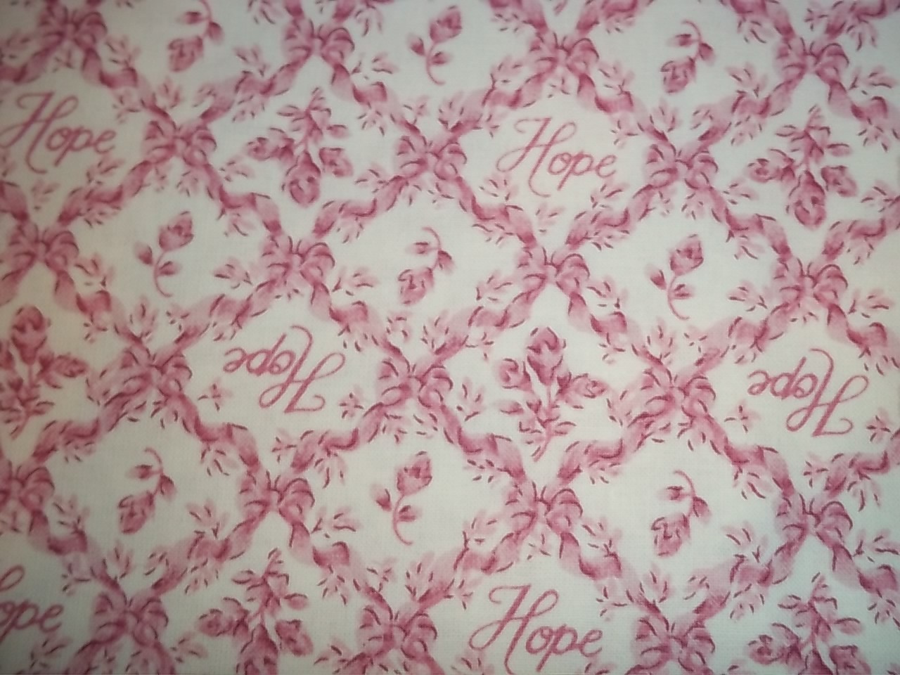 1 YARD LONGABERGER 2000 HORIZON OF HOPE “HOPE” FABRIC”-36″ L BY 54″W – NEW