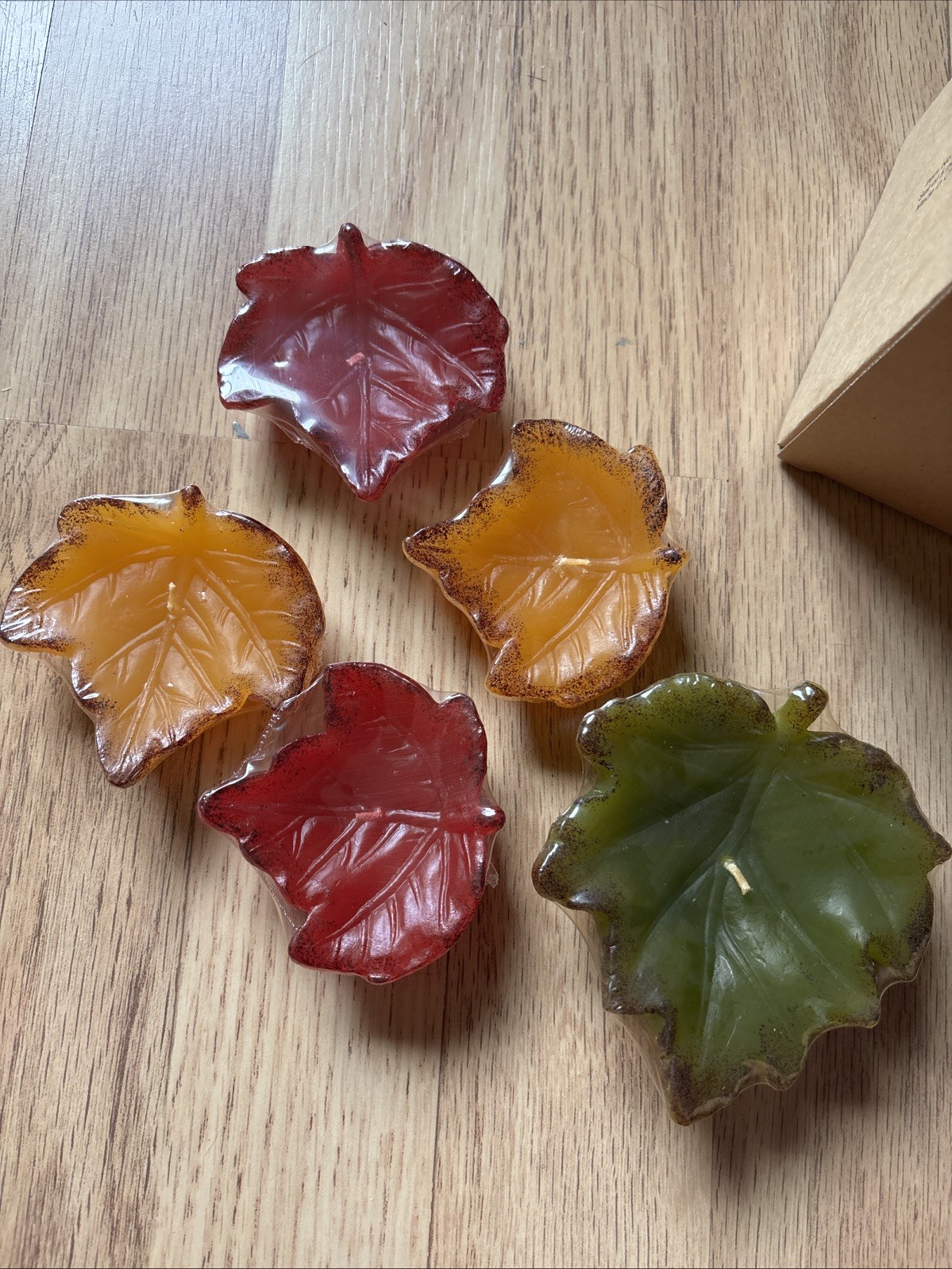 Home Interiors Leaf Floating Candles NEW!