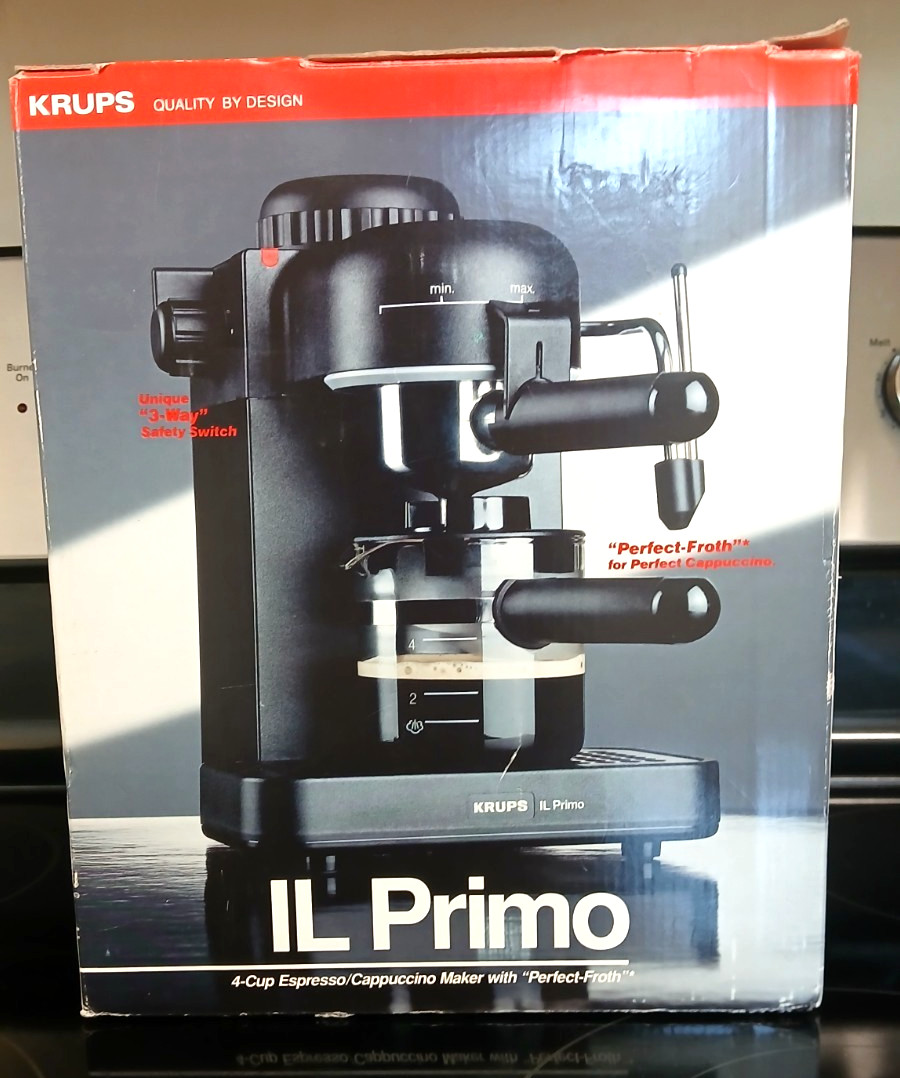 KRUPS IL Primo Espresso Coffee Machine 972 o Cappuccino Latte **NICE**