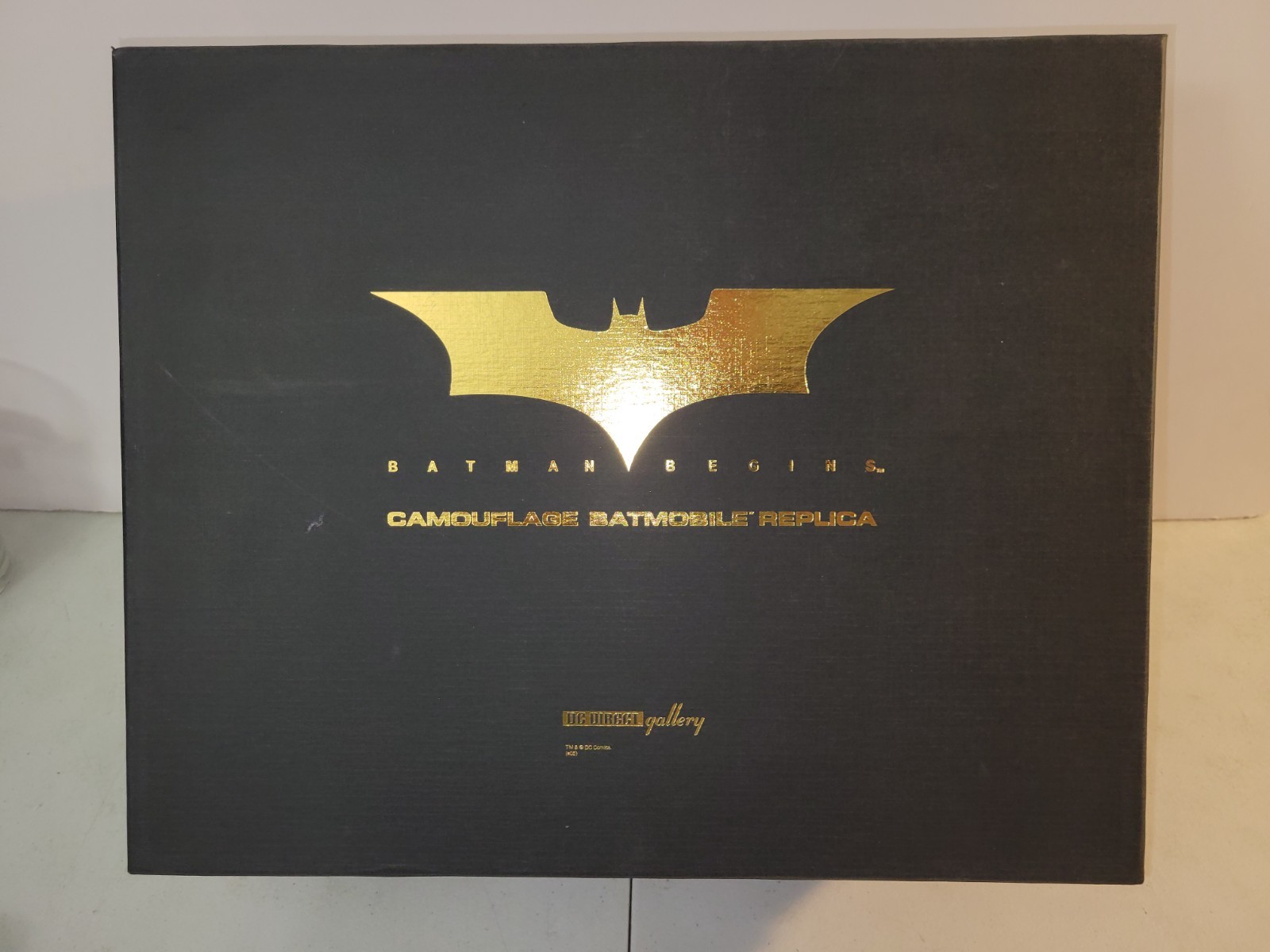 DC Gallery Batman Begins Camouflage Batmobile Replica w/ COA #359of 1000 Used