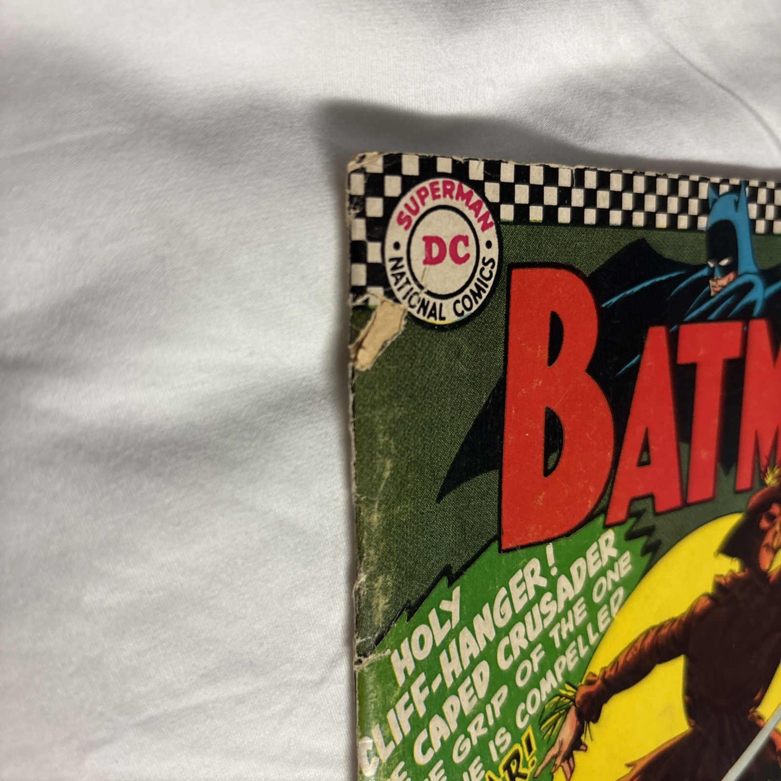 Batman 189 CGC 1.8 OW 1967 1st SA Scarecrow🔥lite Resto Tape Interior Back CVR