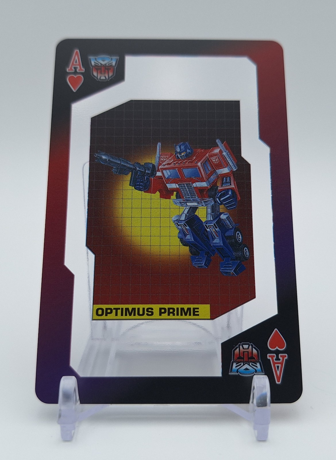 Transformers G1 OPTIMUS PRIME Transparent Trading Card (Fan Expo 2025)