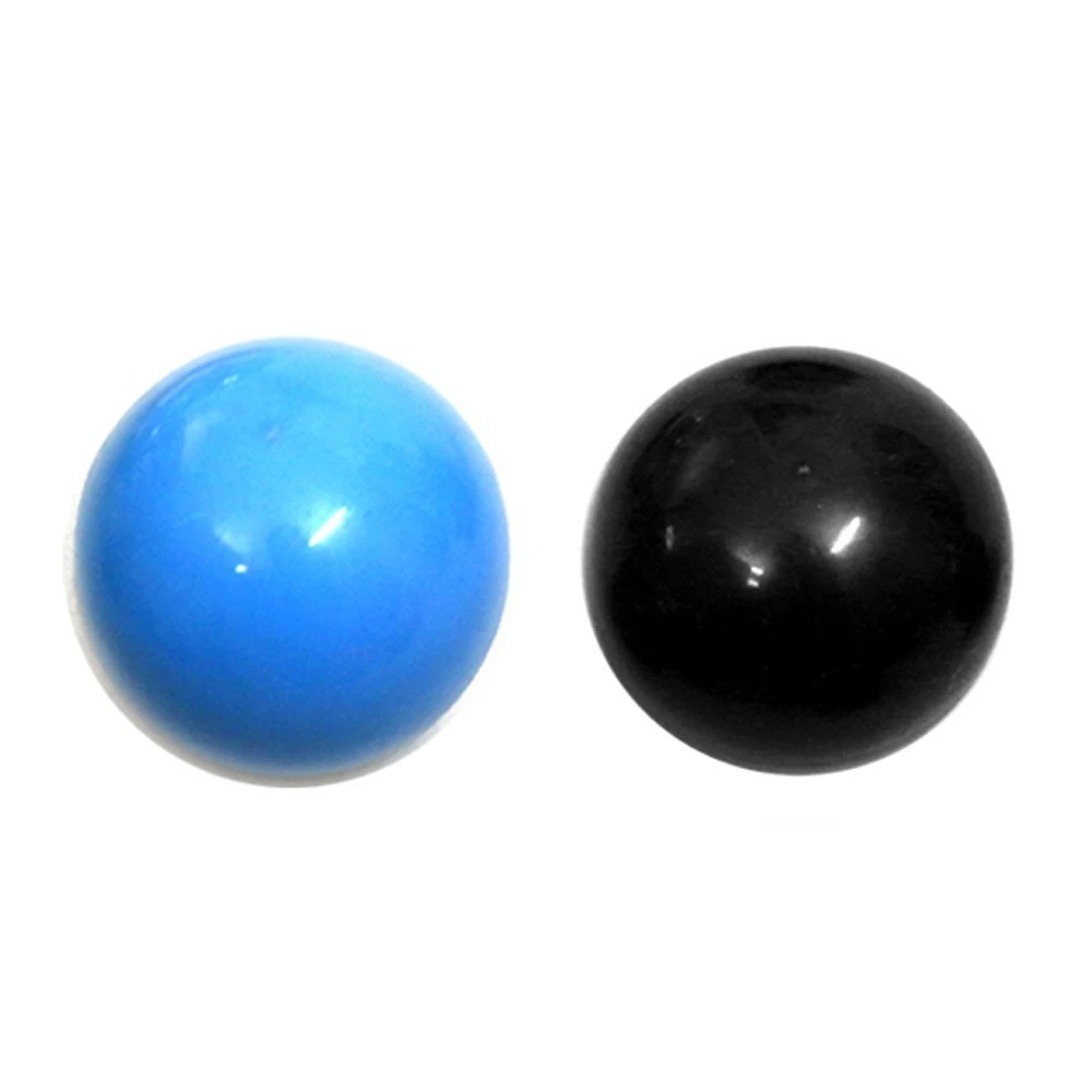 2 Pcs Arcade Joystick Bat Ball Top Oval Handle Knob for ZIPPY SANWA US