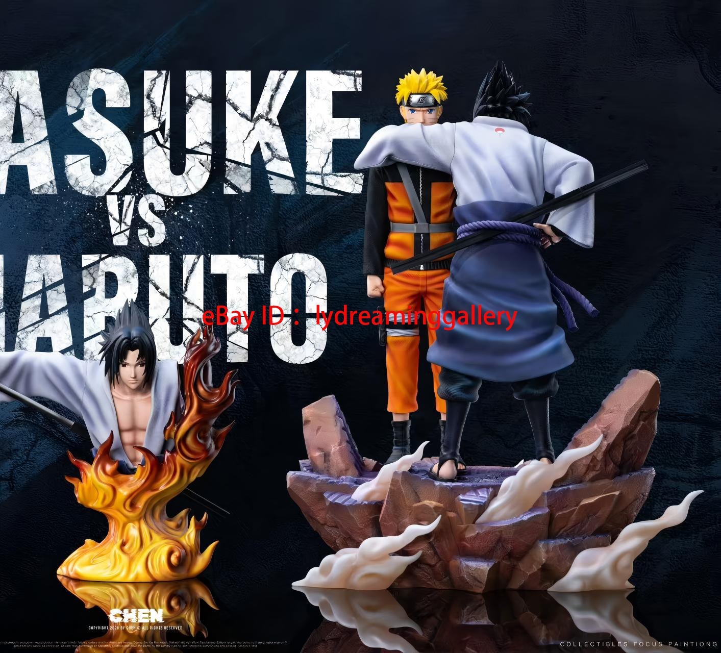 Nocturne Studio NARUTO Uzumaki Naruto & Uchiha Sasuke 1/6 Limited Statue Figure