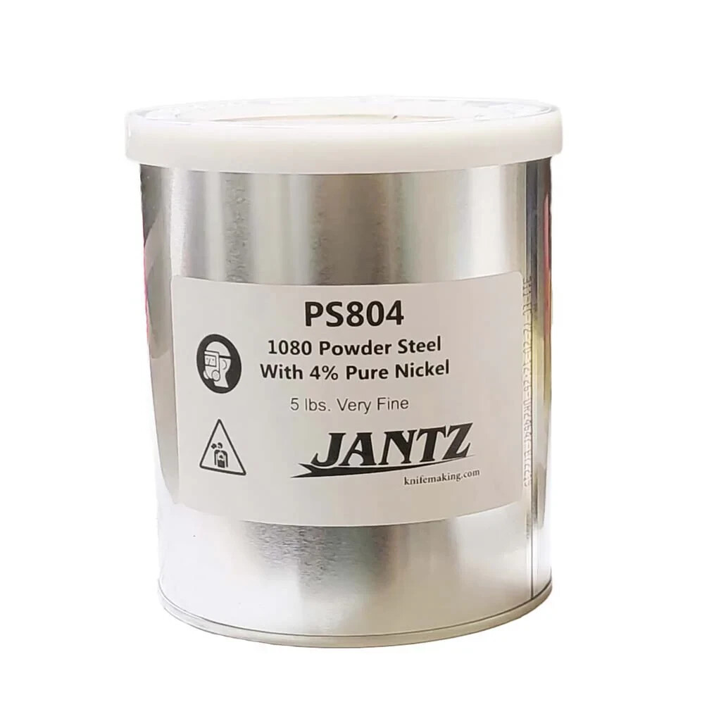 1080 / 4% Nickel POWDER STEEL 5 POUND Metal CAN FOR CANNISTER DAMASCUS (PS804)