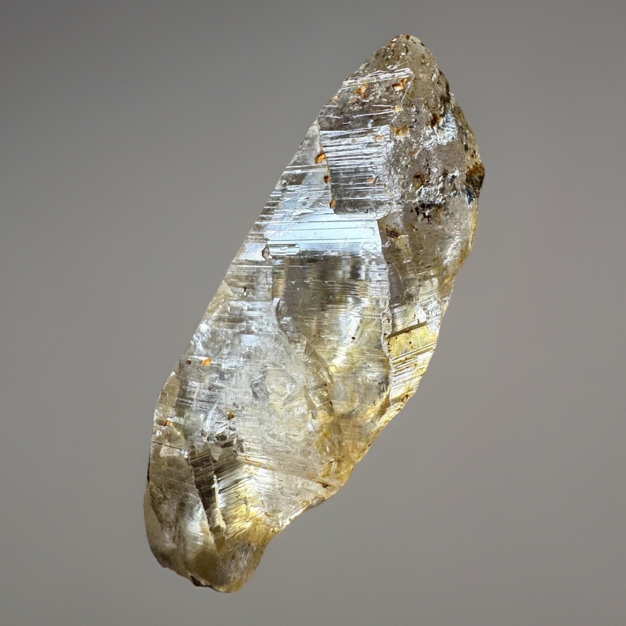 “Golden Vein” Ganesh Himalayan Quartz Akashic Natural Golden Iron healed Crystal