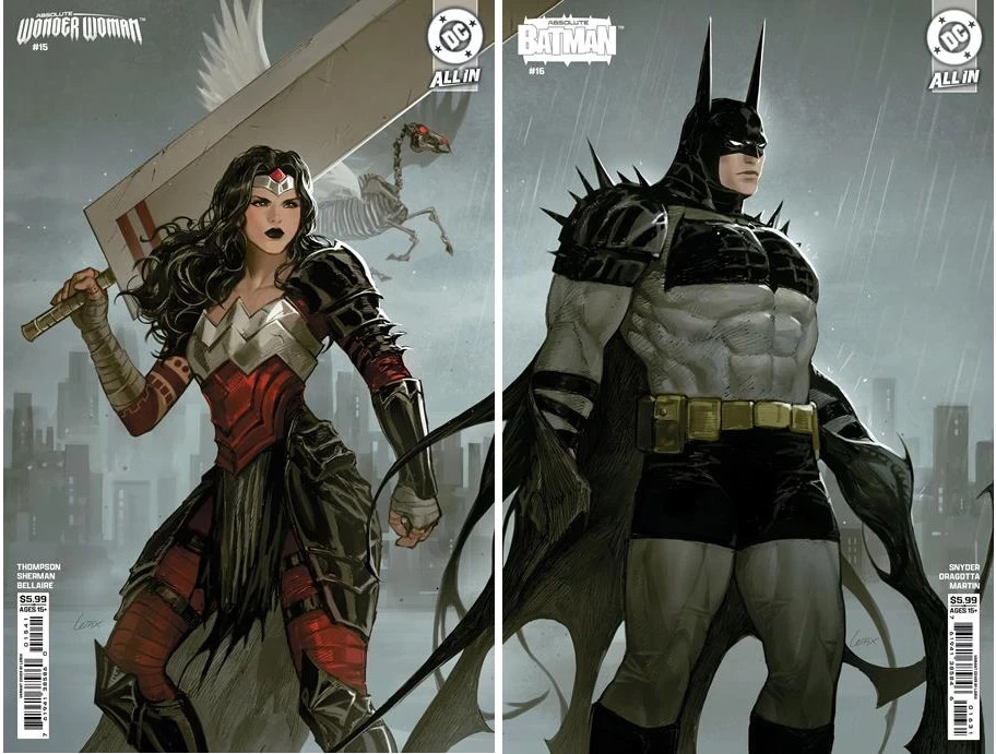 ABSOLUTE WONDER WOMAN #15 ABSOLUTE BATMAN #16 (LEIRIX LI CONNECTING VARIANT SET)