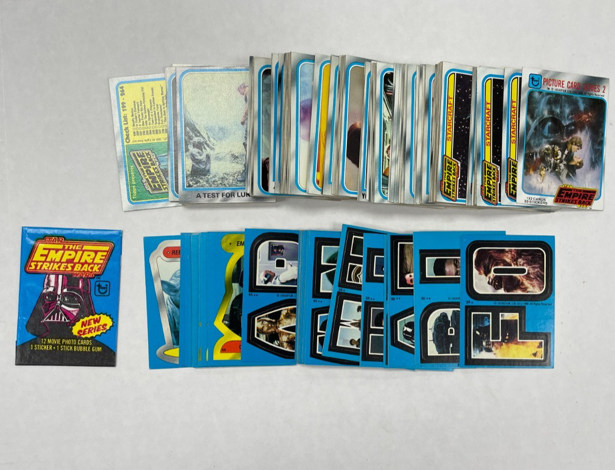 1980 Topps Star Wars Empire Strikes Back Series 2 Complete 132 Card Set 33 Stick
