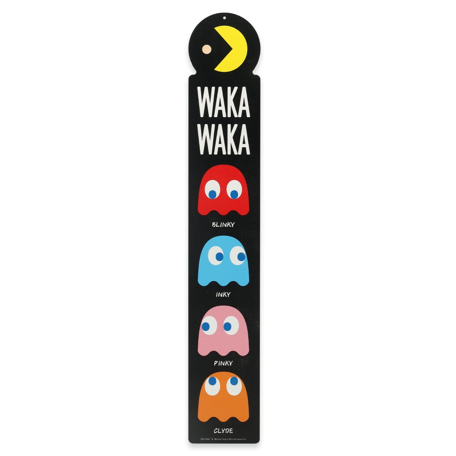Pac-Man Metal Sign | Fun Wall Decor for Game Room, Man Cave, Arcade Art