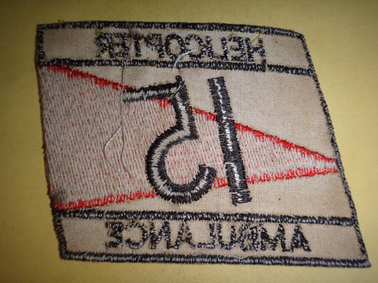 Korea War (1950-53) Patch US 15th HELICOPTER AMBULANCE Medical Battalion