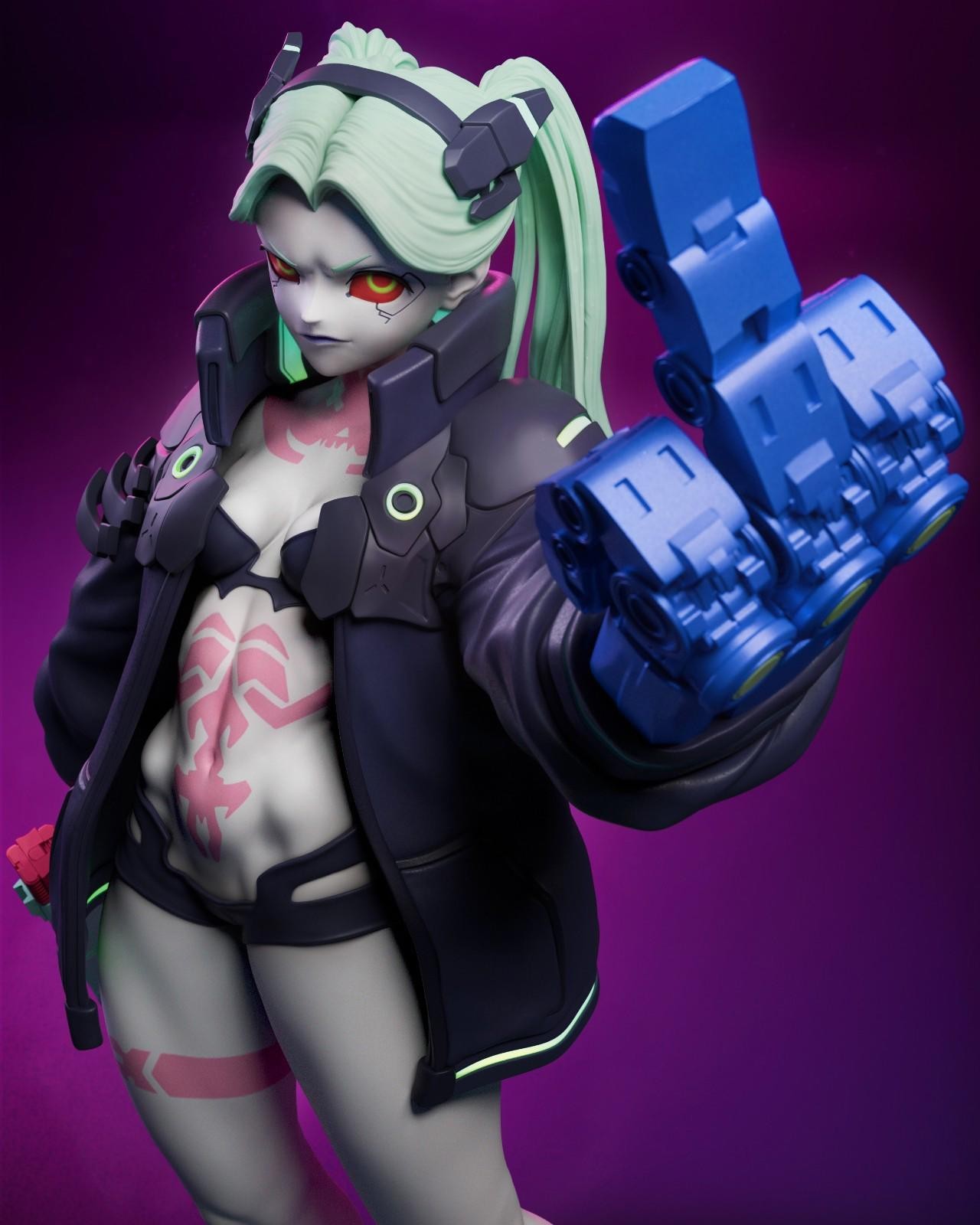 Rebecca Smasher Edition 1/6 Resin Garage Kit Unpainted Display Model Cyberpunk